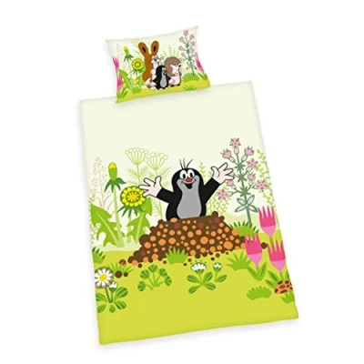 Afbeelding van Baby overtrekset De kleine mol met een geweldig motief