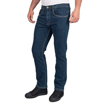 Afbeelding van Lee Cooper Heren en denim stretch jeans, marineblauw, 32W x 31L