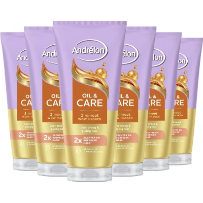 Afbeelding van Andrelon Oil &amp; Care 1 min Masker 180ml​