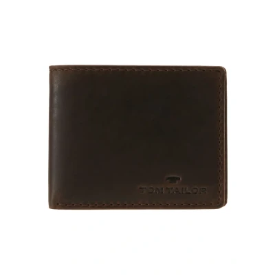 Afbeelding van TOM Tailor RON Wallet Portemonnee, Heren, Maat: One Size, Brown