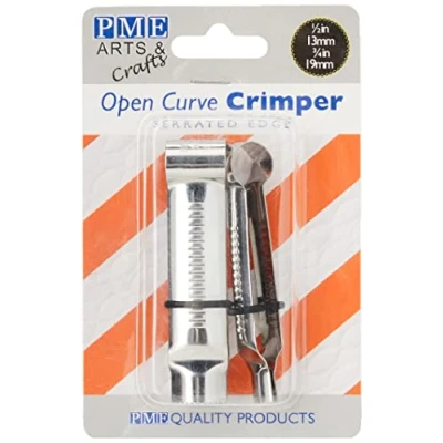 Afbeelding van PME OC310 Open Curve getande krimptangen, grote en kleine maten, set van 2, zilver, 8,5 x 2 1,5 cm