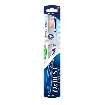 Afbeelding van Dr. Best 12767 tandenborstel medium pak van 1
