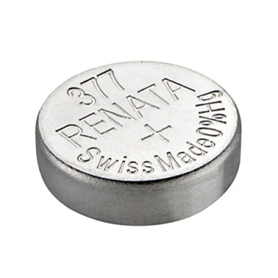 Afbeelding van Batterijen voor Renata horloge, gemaakt in Zwitserland 377 of SR626SW AG4 1,5 V.