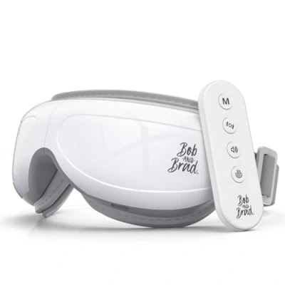 Afbeelding van Bob and Brad EyeOasis 2 Plus Oogmassageapparaat met afstandsbediening, warmte, compressie en muziek, oplaadbaar eye massager voor droge ogen overbelaste