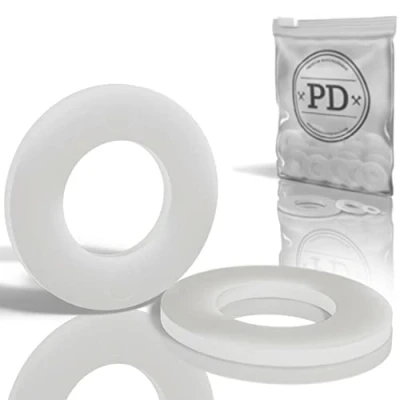 Afbeelding van PD® Kunststof Sluitringen M27 (DIN 125 Form A/ISO 7089) PA nylon polyamide met kleine buitendiameter 10 stuks