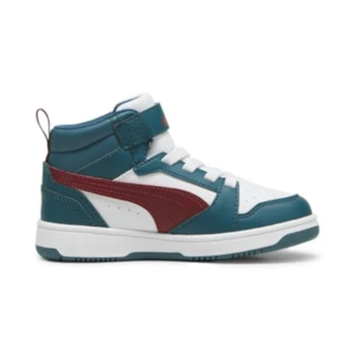 Afbeelding van Puma Sneakers hoog voor kinderen, Maat: 36, Groen Imitatieleer/ textiel