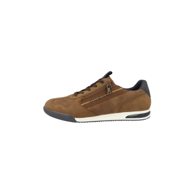 Afbeelding van bugatti Sneakers laag cognac, Heren, Maat: 43, Cognac Hoogwaardig imitatieleer