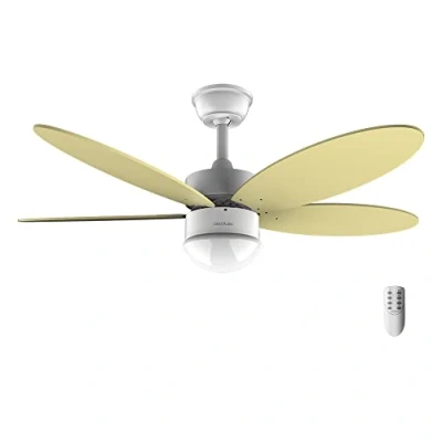 Afbeelding van Cecotec 05879, Huishoudelijke ventilator met bladen, Violet, Wit, Plafond, Draadloos, 8 uur, DC