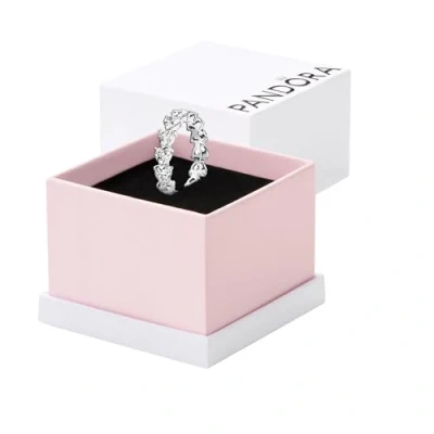 Afbeelding van PANDORA Timeless Herzreihe Ewigkeits Ring aus Sterling Silber mit Cubic Zirkonia, Größe 54, 193103C01 54