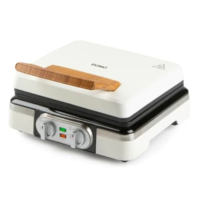 Afbeelding van DOMO WAFFELEISEN POWDER WHITE Wafelijzer Wit