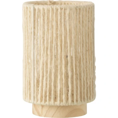 Afbeelding van J Line Lamp Led Cilinder Metaal/Katoen Naturel Small