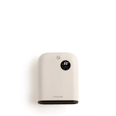 Afbeelding van CREATE WARM WALL wand of vloerverwarming met gebroken wifi/bediening via de app, tot 20 m², detectie van open ramen, tuimelschakelaar, 3 modi, lcd display, 2000 W