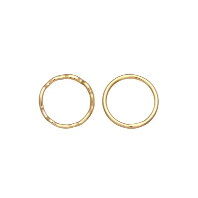 Afbeelding van Elli 2ER SET Ring, Dames, Maat: 54, Gold