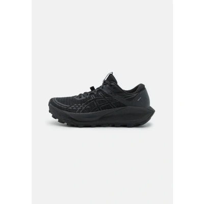 Afbeelding van Asics Geltrabuco 13 GTX Trail hardloopschoenen, Dames, Maat: 37, Black/graphite grey Textiel/ synthetisch