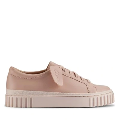 Afbeelding van Clarks Mayhill Walk Sneaker voor dames, Lichtroze Lea, 41.5 EU