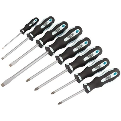 Afbeelding van Draper Expert Heavy Duty Soft Grip Schroevendraaierset 8 delig