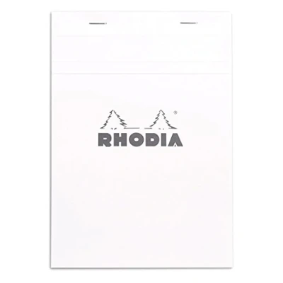 Afbeelding van Rhodia notitieblok geniet. geruit 148 x 210 mm wit