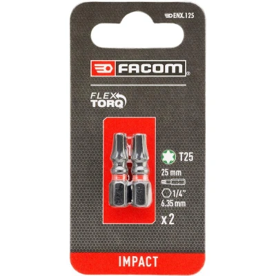 Afbeelding van Facom T25 25Mm 2Pk Impact Flextorq ENX.125
