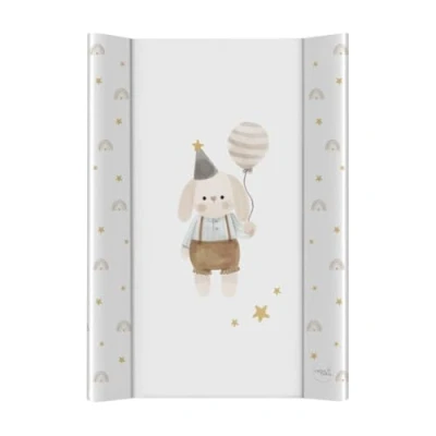 Afbeelding van Ceba Baby® Verzorgingsmatras voor baby&#039;s, stijf, 50 x 70 cm, 2 hoeken, aankleedkussen, wasbaar, meisjes en jongens, Öko Tex gecertificeerd, verjaardagshaas, cm