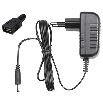 Afbeelding van EDISION Voeding 5 V/1,0 A 2 polig EU Kit met USB adapter, origineel, compatibel NANO T265+ decoder, voor de programmeerbare PVR functie, externe stroomvoorziening V via
