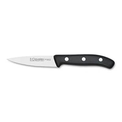 Afbeelding van 3 CLAVELES CUCHILLO VERDURAS DOMVS 9 cm 3.5&quot; E 3C 00950, Acero Inoxidable, Mango Polipropileno