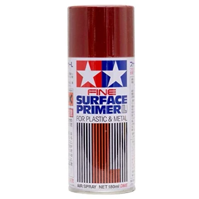 Afbeelding van Tamiya 87160 Fine Surface Primer Oxide Red Acryl Spray 180ml Verf spuitbus