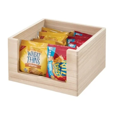 Afbeelding van Opbergbox Universeel Open iDesign The Home Edit Bruin (25,5 x 25,5 cm)