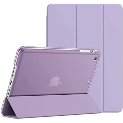 Afbeelding van JETech Hoes voor iPad mini 1 2 3, Standaard Functie en Automatisch Wekken/Slapen (Lichtpaars)