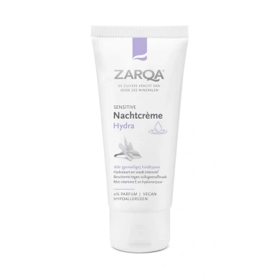Afbeelding van 3x Zarqa Nachtcreme Hydra 50 ml