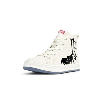 Afbeelding van Camper TWS Sneakers hoog voor kinderen, Maat: 33, Weiß natural Leer