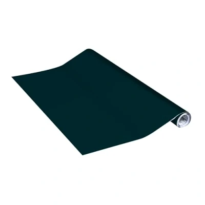 Afbeelding van Vénilia Plakfolie Unimat, diepzeegroen, 90 cm x 2,1 m, zelfklevende meubelfolie, decoratiefolie, behang, keukenfolie, pvc zonder ftalaten, made in EU