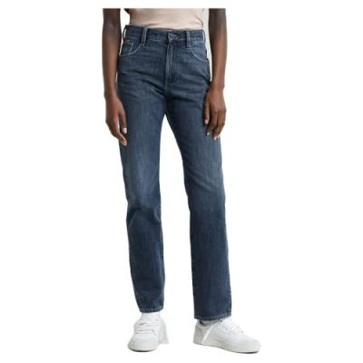 Afbeelding van G Star RAW Viktoria High Straight Jeans, blauw (Worn in Broken Cloud D23959 d762 g793), 30W x 32L