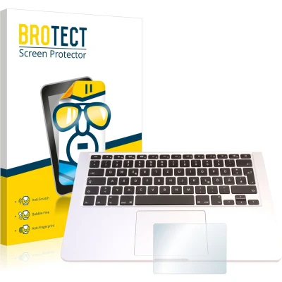 Afbeelding van BROTECT Screenprotector voor Apple MacBook Pro 13.3&quot; 2015 (Touch Trackpad) Folie Beschermfolie transparant (2 Stuks)