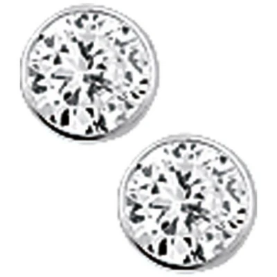 Afbeelding van Huiscollectie Zilver 1307104 Oorbellen horloge Zilverkleur 4.0 mm diameter