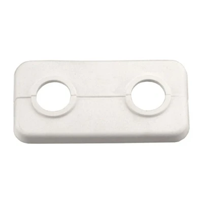 Afbeelding van Cornat Dubbele vouwrozet, 15 mm, wit, 2 stuks, T384000
