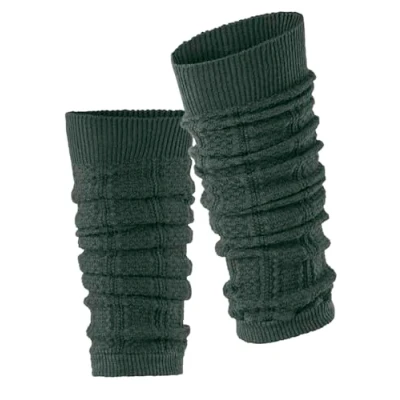 Afbeelding van FALKE Dames Handschoenen Needlepoint W Lw katoen wol dik eenkleurig 1 paar, Groen Thyme 7454, ONESIZE