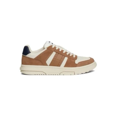Afbeelding van Tommy Jeans The Brooklyn Mix MAT. (EM0EM01457) Low Top sneakers, Brown (Light Sepia Brown), 43 EU, Bruin Licht Brown, EU