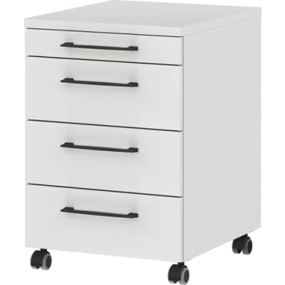 Afbeelding van Germania rolcontainer 4251 69 GW Profi, in lichtgrijs, met vak voor gebruiksvoorwerpen, 42 x 61 49 cm (b h d)