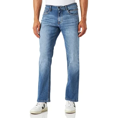 Afbeelding van camel active Flexxxactive Slim fit jeans, Heren, Maat: 35x32, Ocean blue
