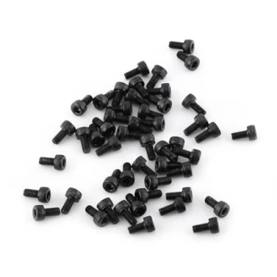 Afbeelding van M3 Zwarte Zeskantige Dopschroefboutenset, 12,9 Kwaliteit Gelegeerd Koolstofstaalbevestiging, Accessoire Voor Reparatiegereedschap, 4 50 Mm, Met Hoge Sterkte(M3*6mm pcs/pack)