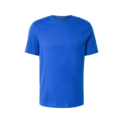 Afbeelding van Tommy Hilfiger Seasonal FIT Solid TEE Tshirt basic, Heren, Maat: XS, Wedge blue