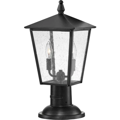 Afbeelding van Hinkley Mini LED Tuin Pilaar Huntersfield 2X E14 Max 40W IP44 (Outdoor) Black