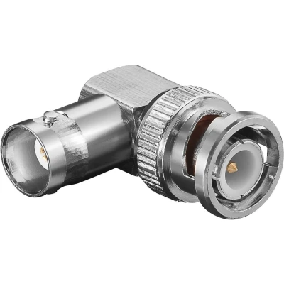 Afbeelding van BNC (m) (v) haakse adapter 50 Ohm