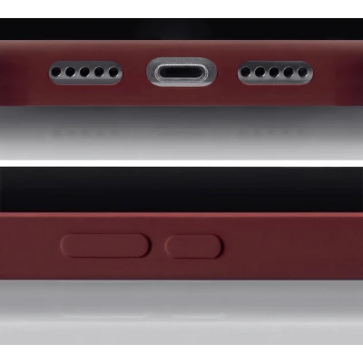Afbeelding van Mobilize Rubber Gelly Card Case Apple iPhone 15 Plus Matt Bordeaux