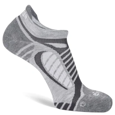 Afbeelding van Balega Unisex Ultralight No Show hardloopsokken, grijs/wit, medium, EU maat 40 42,5