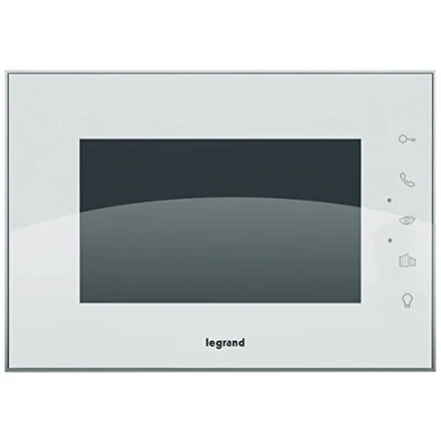 Afbeelding van Legrand video interieur met monitor voor uitbreiding van de naar het 2 familiehuis, 7 inch (Weiß), wit, 1