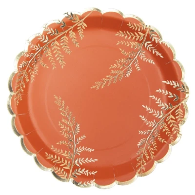 Afbeelding van Bordjes Terracotta Twigs goud (8st)