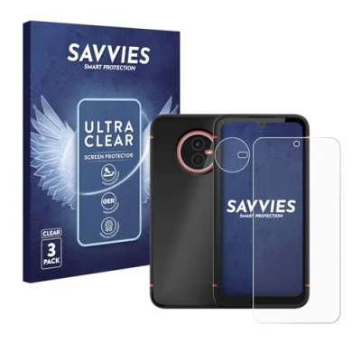 Afbeelding van Savvies (6 Stuks) Schermbeschermer voor Gigaset GX4 Pro (Voor+Camera) Screen Protector Ultra Transparant
