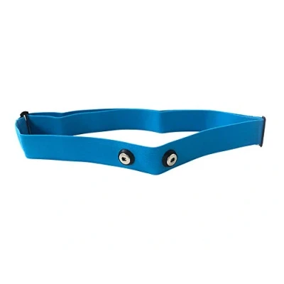 Afbeelding van TAOPE Elastische sport hartslagmeter verstelbare borstbevestiging riembanden fitnessapparatuur voor Garmin Wahoo lichtblauw