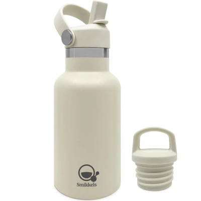 Afbeelding van Smikkels rvs thermos drinkfles wit 350 ml